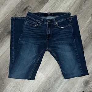 Hollister Dark Blue Skinny Fit Jeans